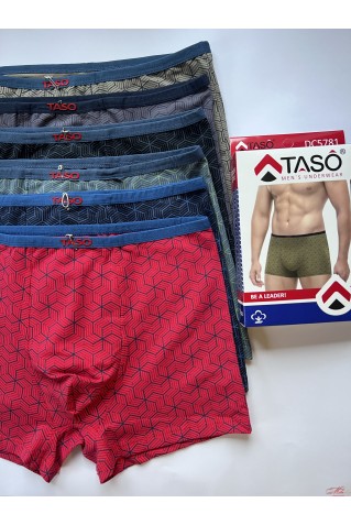 Чоловічі труси боксери з бавовни Taso 5781